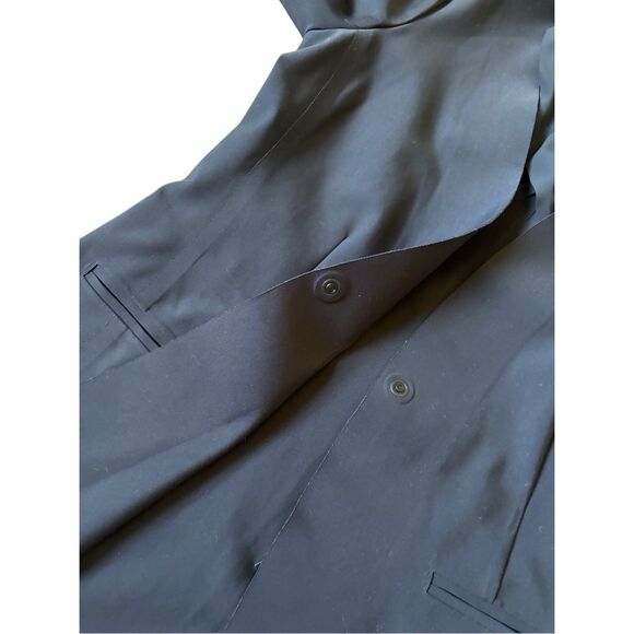 Athleta Avenue Blazer Jacket size 10 Black Career Office Academia Preppy - Picture 15 of 16